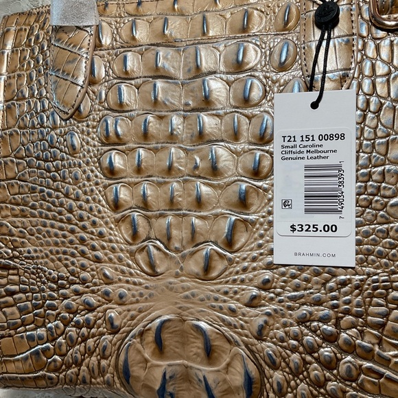 NWT BRAHMIN “stunning” CLIFFSIDE MELBOURNE SM CAROLINE - Picture 9 of 9